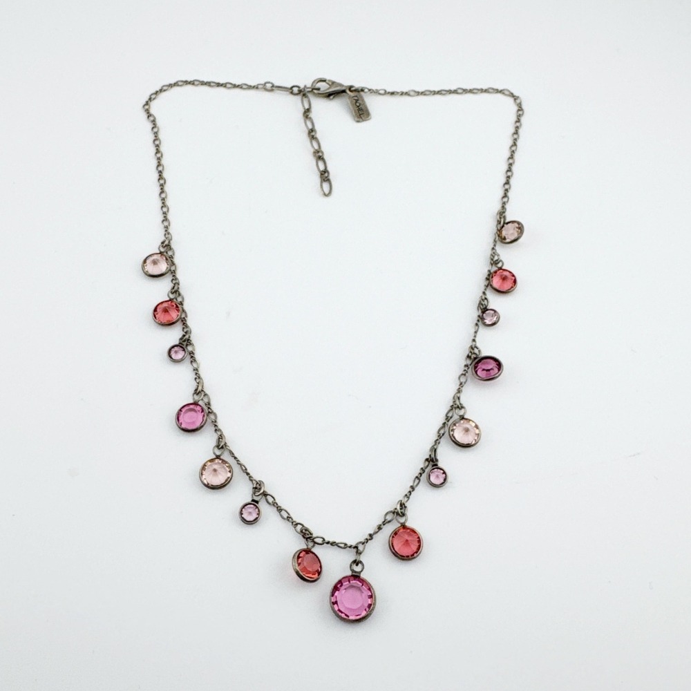 Y2K Pink Crystal Drop‎ Necklace by RACHEL Rachel Roy